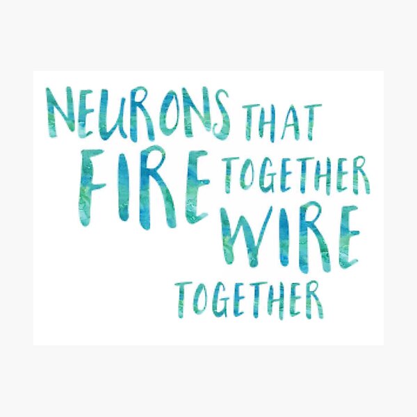 Item preview, Neurons Fire Together Sticker designed and sold by naomikops.