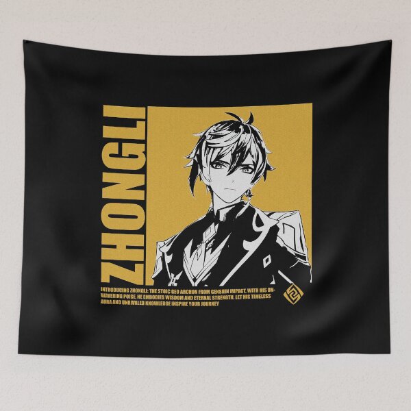 Item preview, Zhongli Geo Genshin Impact  designed and sold by pagan-mouse.
