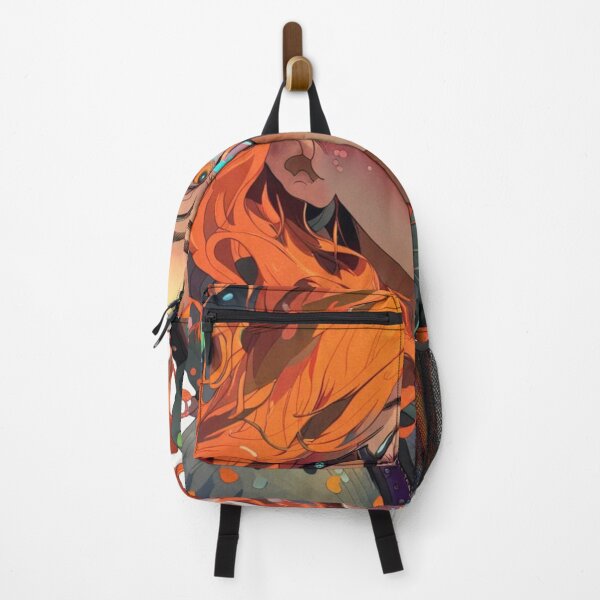 Item preview, A girl with orange hair in splash background designed and sold by digitallyyour.