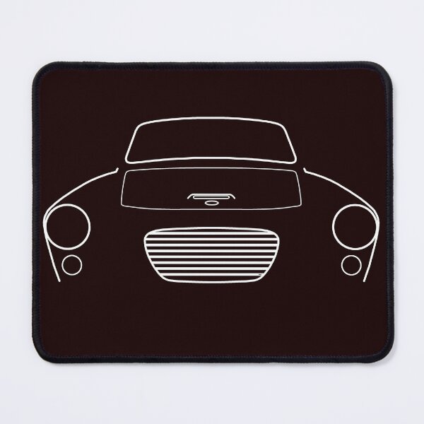 Item preview, Gilbern GT 1960s classic car white outline designed and sold by soitwouldseem.