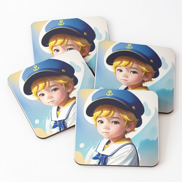 Item preview, Sailor boy watercolor designed and sold by yenloshop.