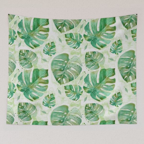 Item preview, Lindas hojas, monstera designed and sold by TalkingWallsGe.