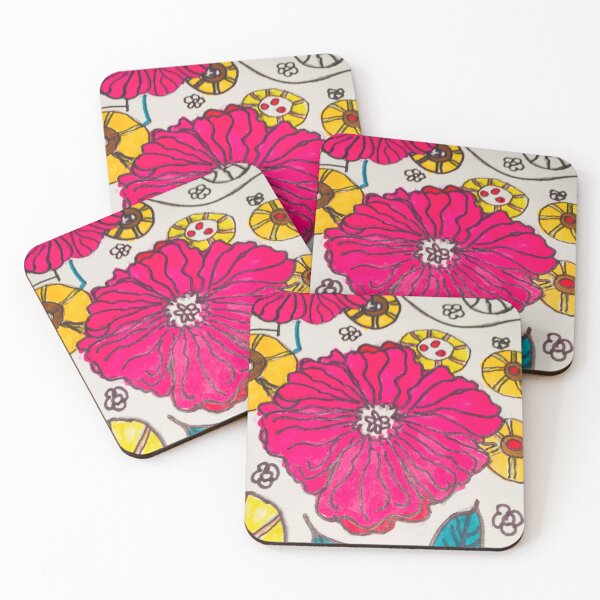 Item preview, Pink Flowers designed and sold by Kattrend.