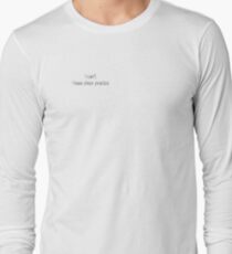 Cheer Practice Long Sleeve T-Shirt