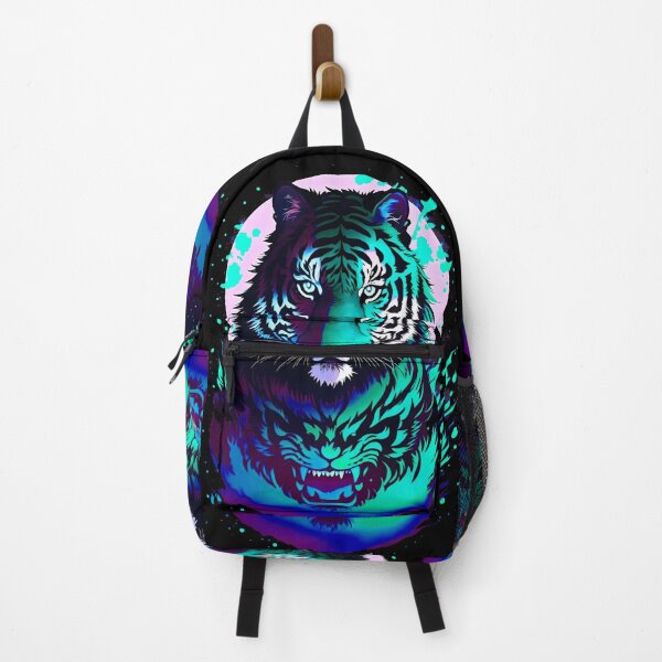 Artikelvorschau, Winter-Tiger-Vollmond-Kunst entworfen und verkauft von MindWave THC.
