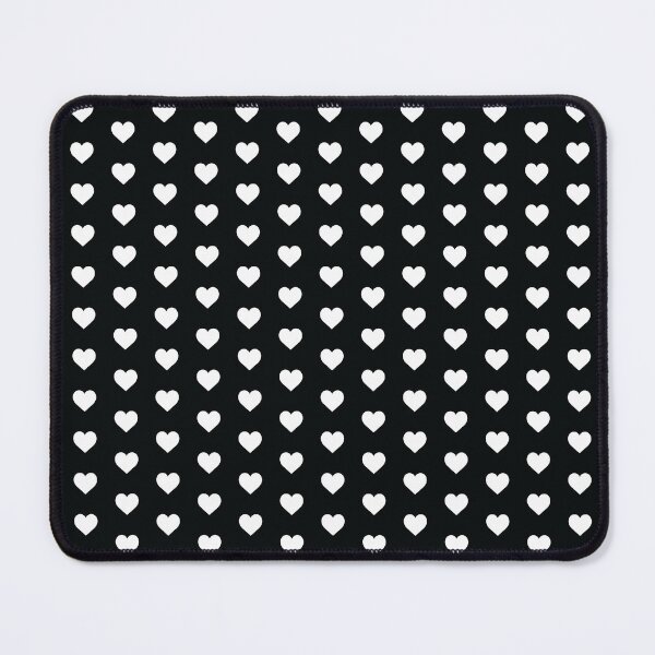 Item preview, Black Retro Polka Dot Heart Pattern / Vintage Cute Heart designed and sold by impressionofmel.
