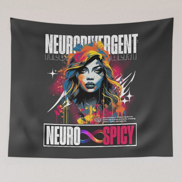Item preview, Neurospicy: For the Neurodivergent and Proud designed and sold by DreamBlazeStu.