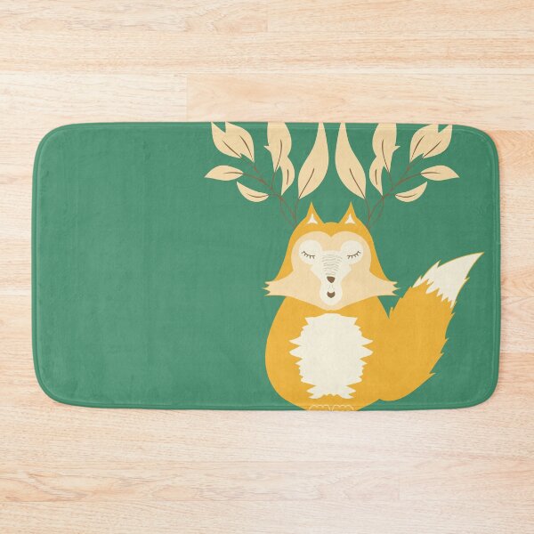 Item preview, Meditating Zen Cute Fox Forest Style Cartoon designed and sold by LeakAPeak.