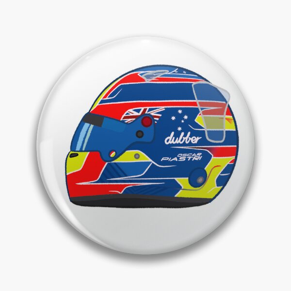 Item preview, Oscar Piastri 2023 Helmet  designed and sold by OriDraws.