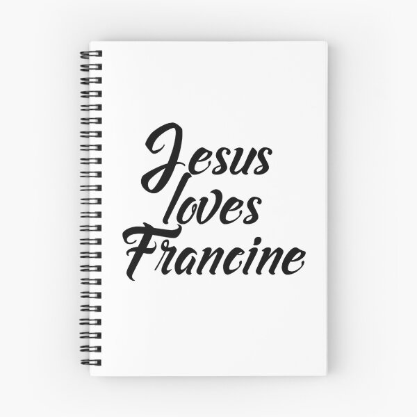 Item preview, Jesus loves Francine designed and sold by Shalomjoy.
