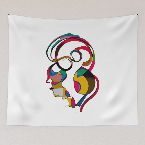 Item preview, Women face cubism designed and sold by IDEA-POINT.