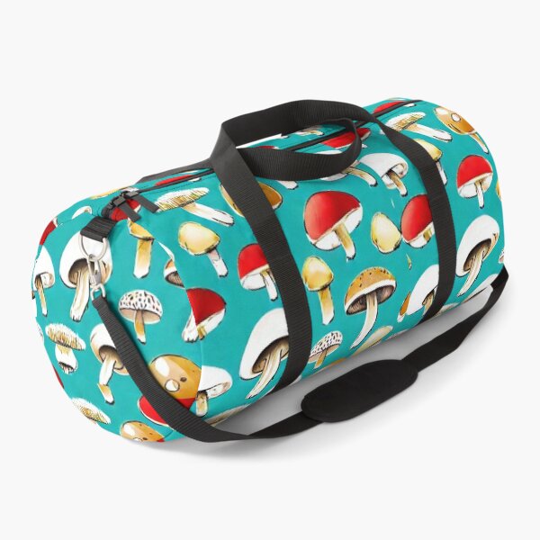 Item preview, Red cap mushrooms green background designed and sold by melridger.