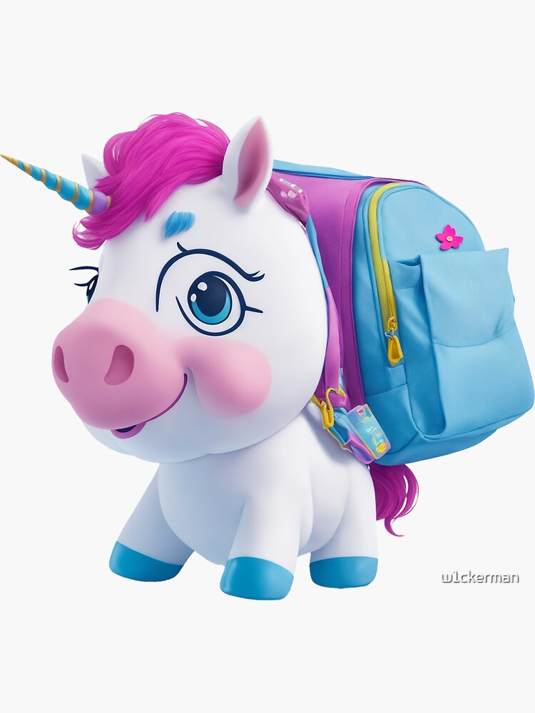 Licorne sur bâton - Préscolaire