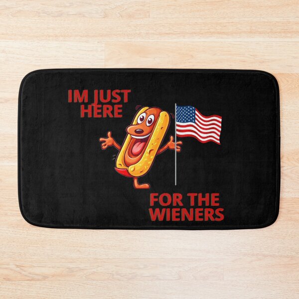 Item preview, Just here for the wieners design designed and sold by WickyWildLife.