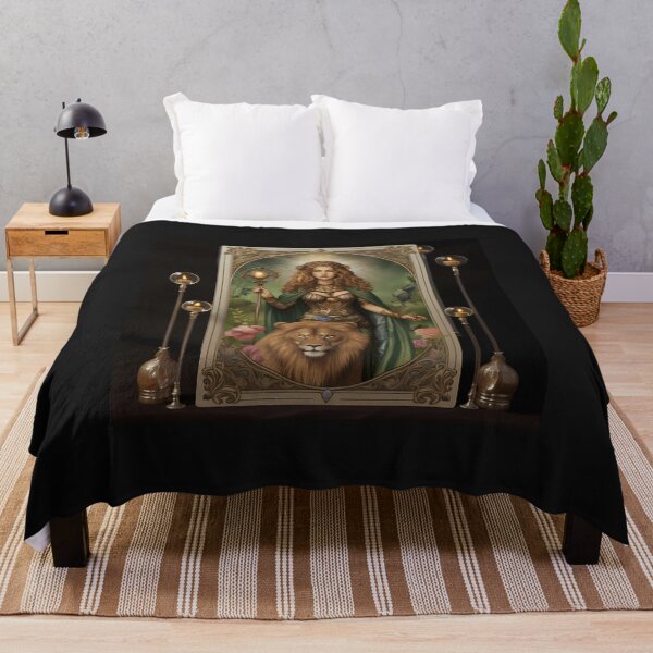 Item preview, Tarot card XI The Power with Woman and Leo designed and sold by Karl Aldinger.