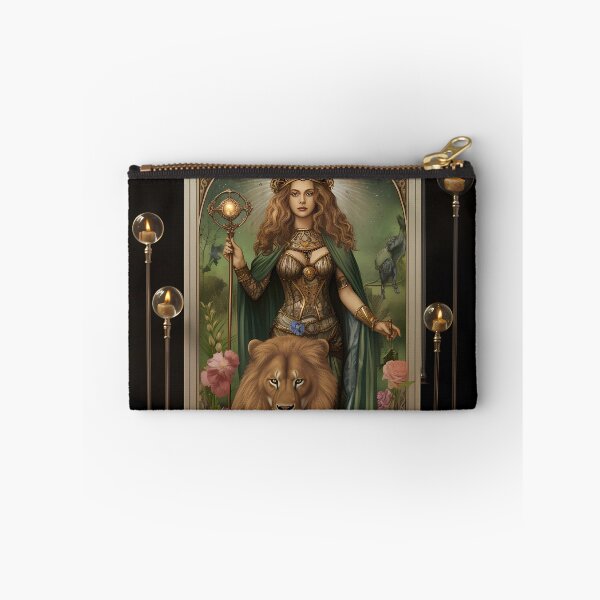Item preview, Tarot card XI The Power with Woman and Leo designed and sold by Karl Aldinger.