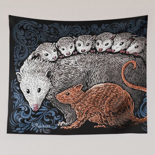 Item preview, Opossum and Rat designed and sold by Ty Meier.
