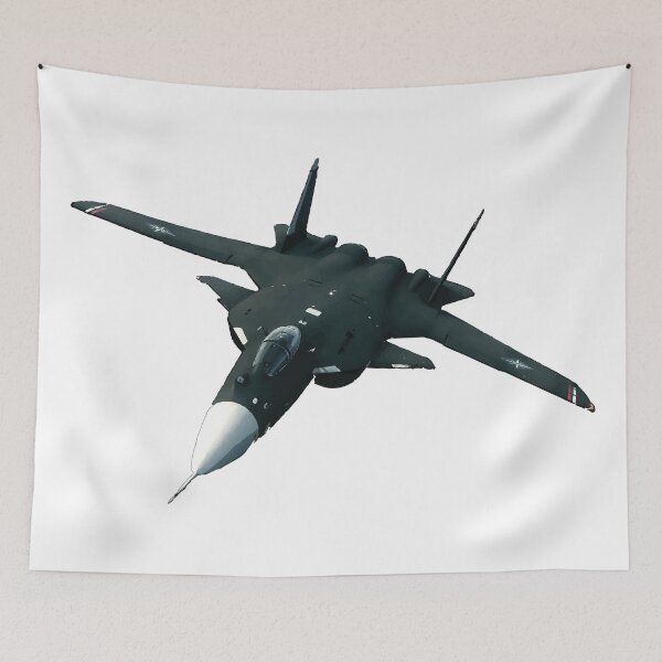Item preview, Sukhoi Su 47 Berkut Fighter Jet Russian Air Force Front View designed and sold by AfterburnerOne.