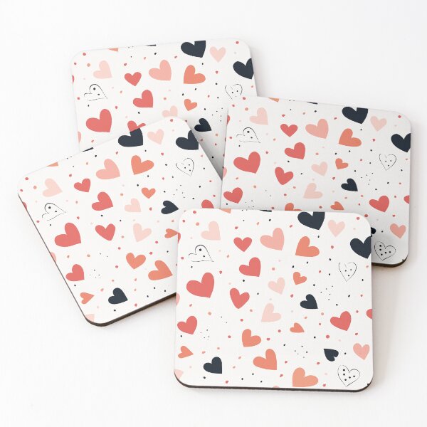 Item preview, heart doodles designed and sold by spechtigel.