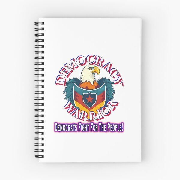 Item preview, Democracy Warrior - Democrats Fight For The People- anti republican-pro democracy designed and sold by SiggyZiggy.