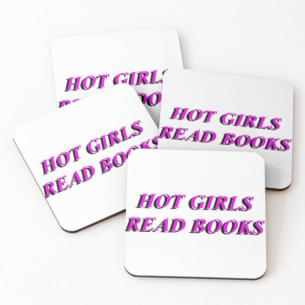 Item preview, HOT GIRLS READ BOOKS designed and sold by VodkaCranberry.