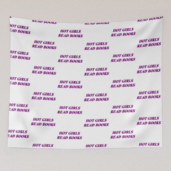 Item preview, HOT GIRLS READ BOOKS designed and sold by VodkaCranberry.
