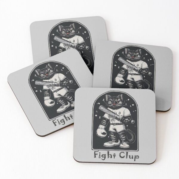Item preview, Cat - The Fight-Club Classic T-Shirt designed and sold by M3A Art.