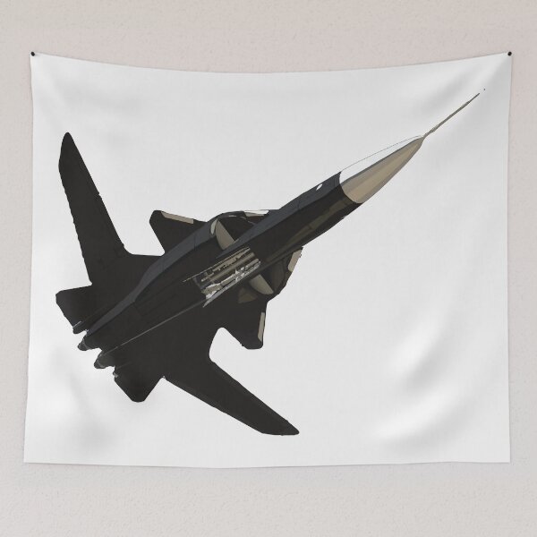 Item preview, Sukhoi Su 47 Berkut Fighter Jet under side Russian Air Force Illustration drawing art designed and sold by AfterburnerOne.