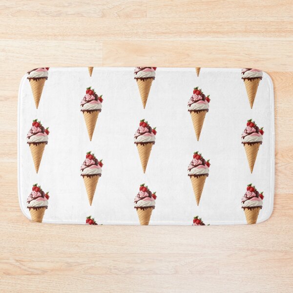 Item preview, Strawberry vanilla chocolate icecream cone gelato dessert cornet designed and sold by w1ckerman.
