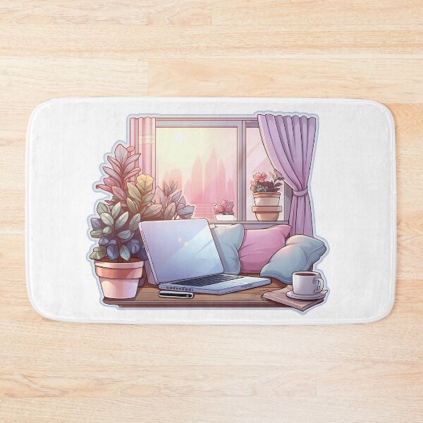 Item preview, Minimalistic Cozy Work From Home Sticker designed and sold by SamcroMike.