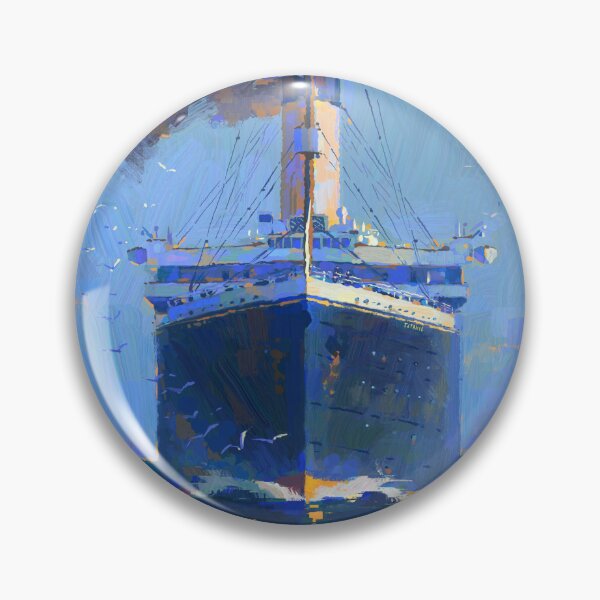 Item preview, Titanic at sea - Painting by Eliott Sontot | Maritime artwork designed and sold by Eliott Sontot.
