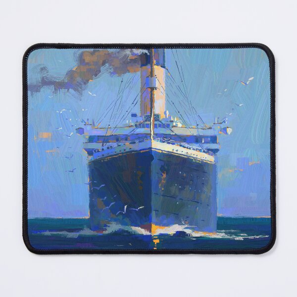 Item preview, Titanic at sea - Painting by Eliott Sontot | Maritime artwork designed and sold by Eliott Sontot.