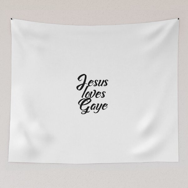 Item preview, Jesus loves Gaye designed and sold by Shalomjoy.
