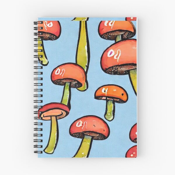 Item preview, Cartoon red capped mushrooms designed and sold by melridger.