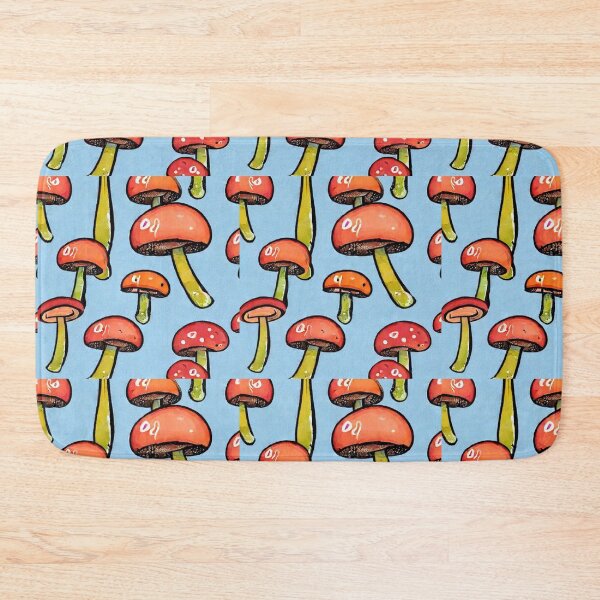 Item preview, Cartoon red capped mushrooms designed and sold by melridger.