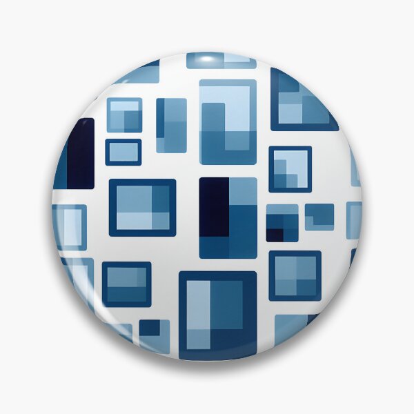 Item preview, A blue and white boxes pattern designed and sold by TogetherDshop.