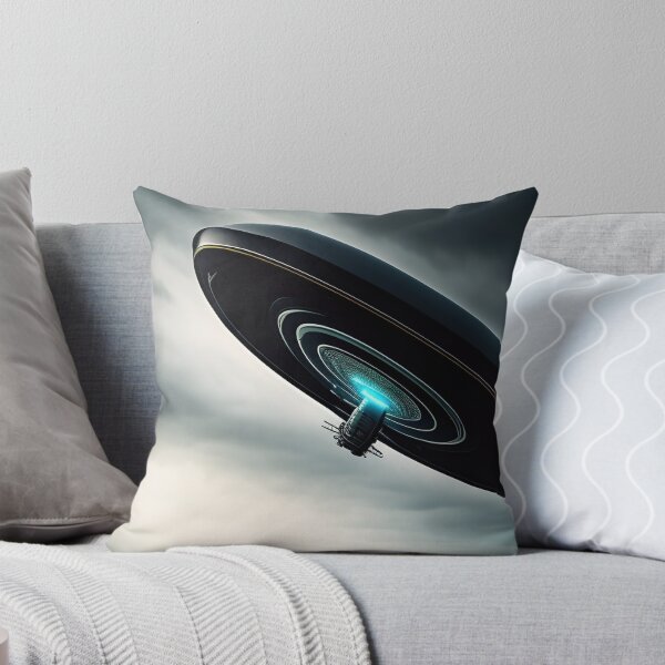 Item preview, UFO flying in a wheat field designed and sold by DustinVinyl.
