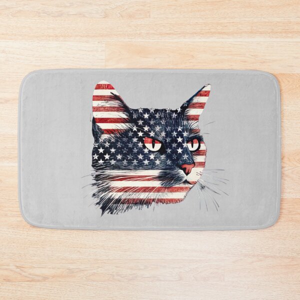 Item preview, "Purrfectly Patriotic: Cat Therian USA Flag Design for Feline Lovers and American Enthusiasts" designed and sold by RvinJo8.