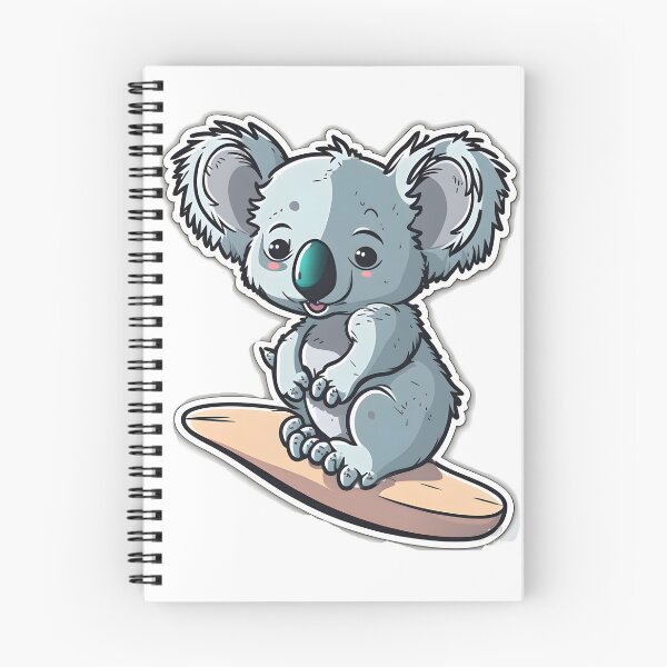 Item preview, Surfin' Koala Kawaii Sticker designed and sold by PeteRascal.