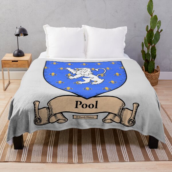 Artikelvorschau, POOL - Coat of Arms - Family Crest entworfen und verkauft von HandyHistory.