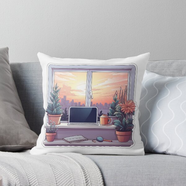 Item preview, Minimalistic Cozy Work From Home Sticker designed and sold by SamcroMike.