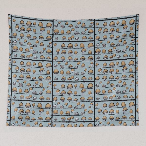 Item preview, Mushroom background designed and sold by melridger.