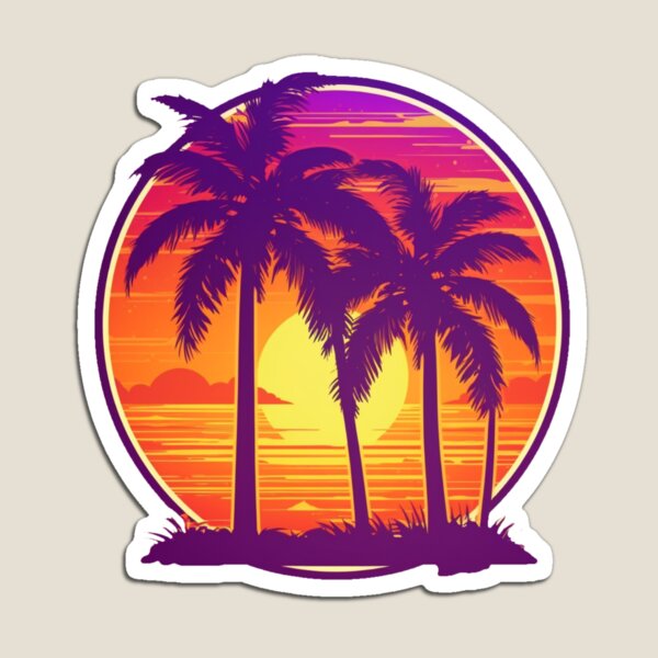 Item preview, Retro sunset beach designed and sold by SmileshareShop.