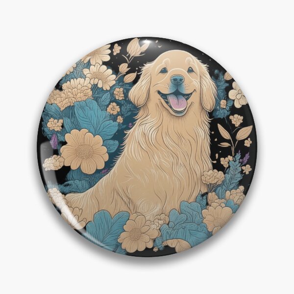 Item preview, Golden Hearts - Joyful Golden Retriever Delight designed and sold by Hadesiaq.