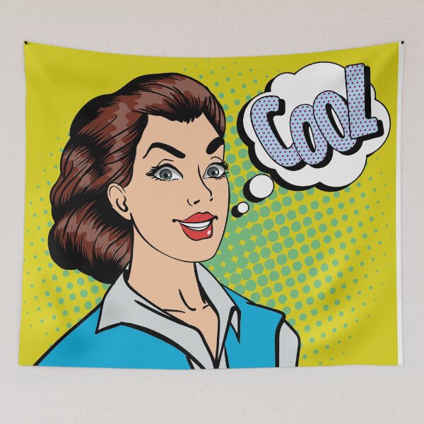 Item preview, Beautiful Woman with Expression Cool. Pop Art. Pin Up Girl.  designed and sold by ivector.