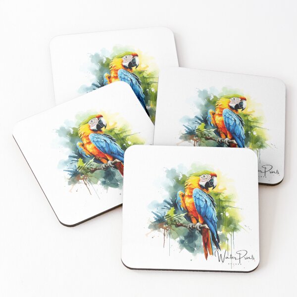 Item preview, Watercolor Parrot designed and sold by Waterprintscomp.