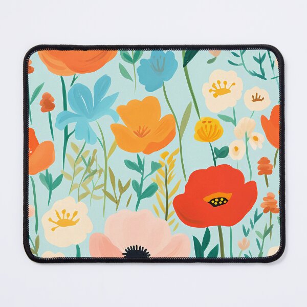 Item preview, boho design abstract oil painting flower 27 designed and sold by UnaWu533.