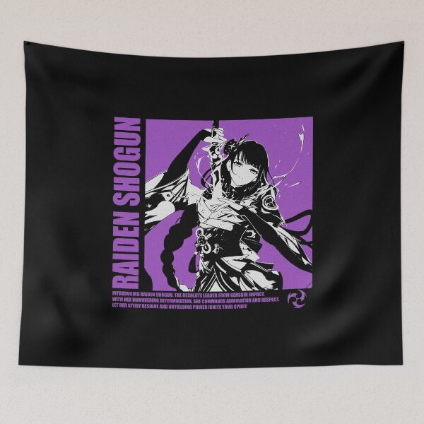 Item preview, Raiden Shogun Electro Genshin Impact  designed and sold by pagan-mouse.