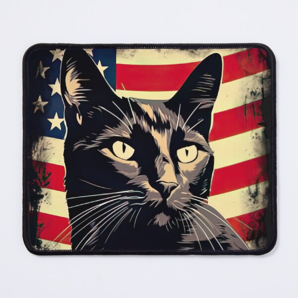 Item preview, "Proudly Feline: Cat Therian USA Flag Design Celebrating Cat Lovers and American Spirit"Enthusiasts" designed and sold by RvinJo8.