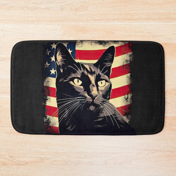 Item preview, "Proudly Feline: Cat Therian USA Flag Design Celebrating Cat Lovers and American Spirit"Enthusiasts" designed and sold by RvinJo8.